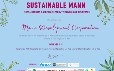 Sustainable Mann accreditation awarded to MDC