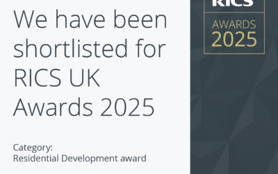 SHORTLISTED FOR TWO RICS UK 2025 AWARDS